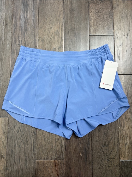 lululemon athletica Pants - Lululemon NWT Hotty Hot High-Rise Lined Short 4" Prep Blue